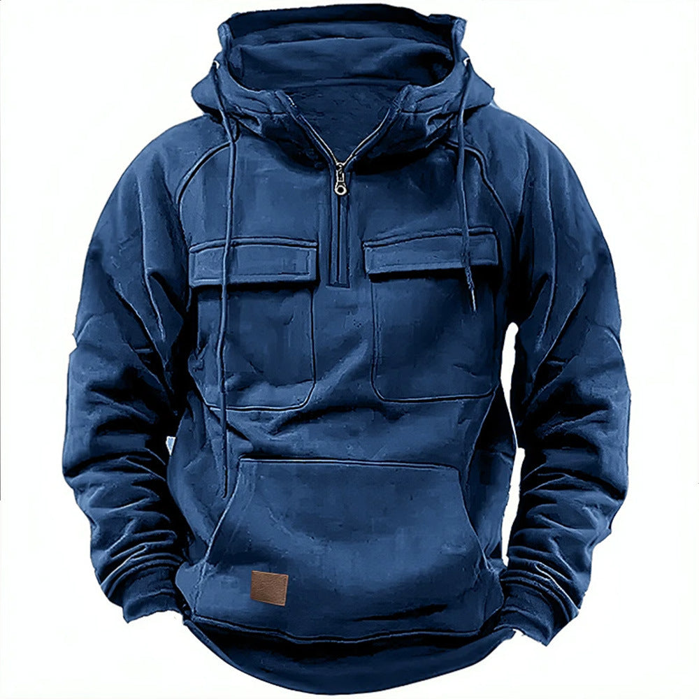 MM21 Retro Zip-Up Hoodie — Men's Relaxed Fit