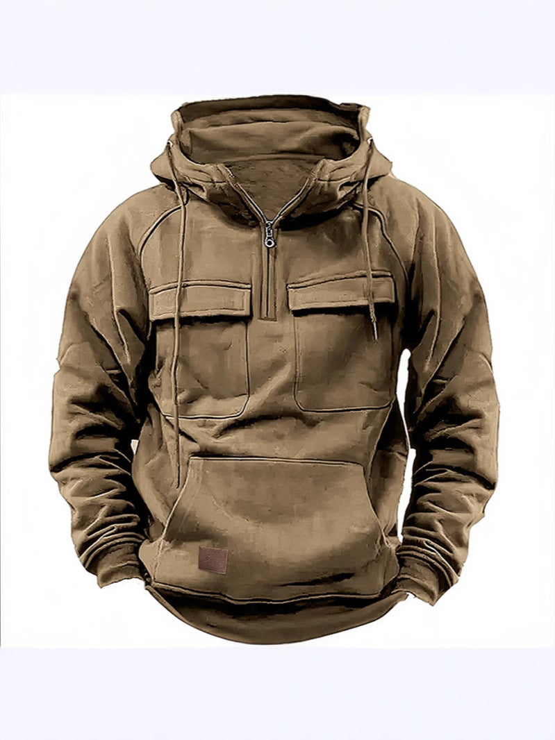 MM21 Retro Zip-Up Hoodie — Men's Relaxed Fit