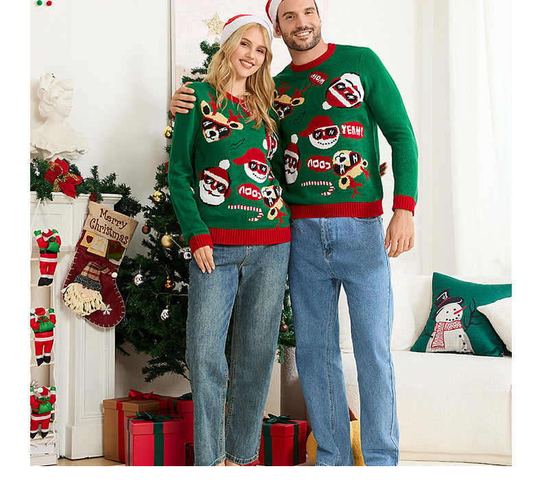 Christmas Family Matching Sweater Set — Parent & Child