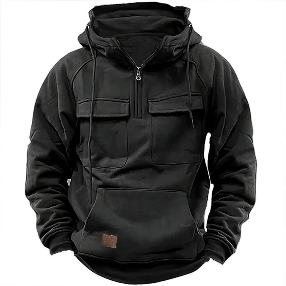 MM21 Retro Zip-Up Hoodie — Men's Relaxed Fit
