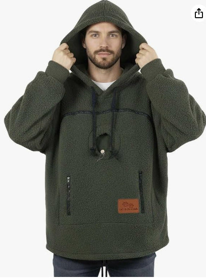 MM21 Polar Fleece Zip-Up Hoodie — Unisex Oversized Fit