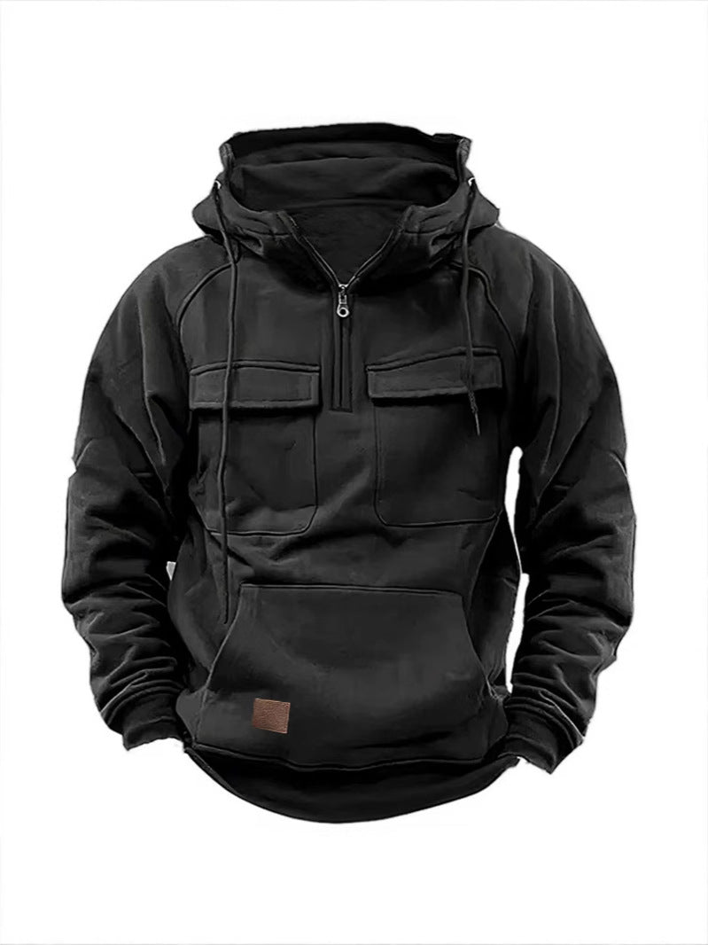 MM21 Retro Zip-Up Hoodie — Men's Relaxed Fit