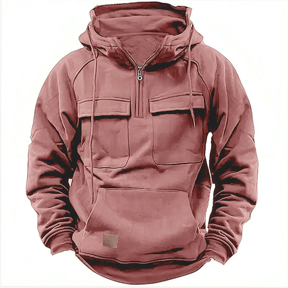 MM21 Retro Zip-Up Hoodie — Men's Relaxed Fit