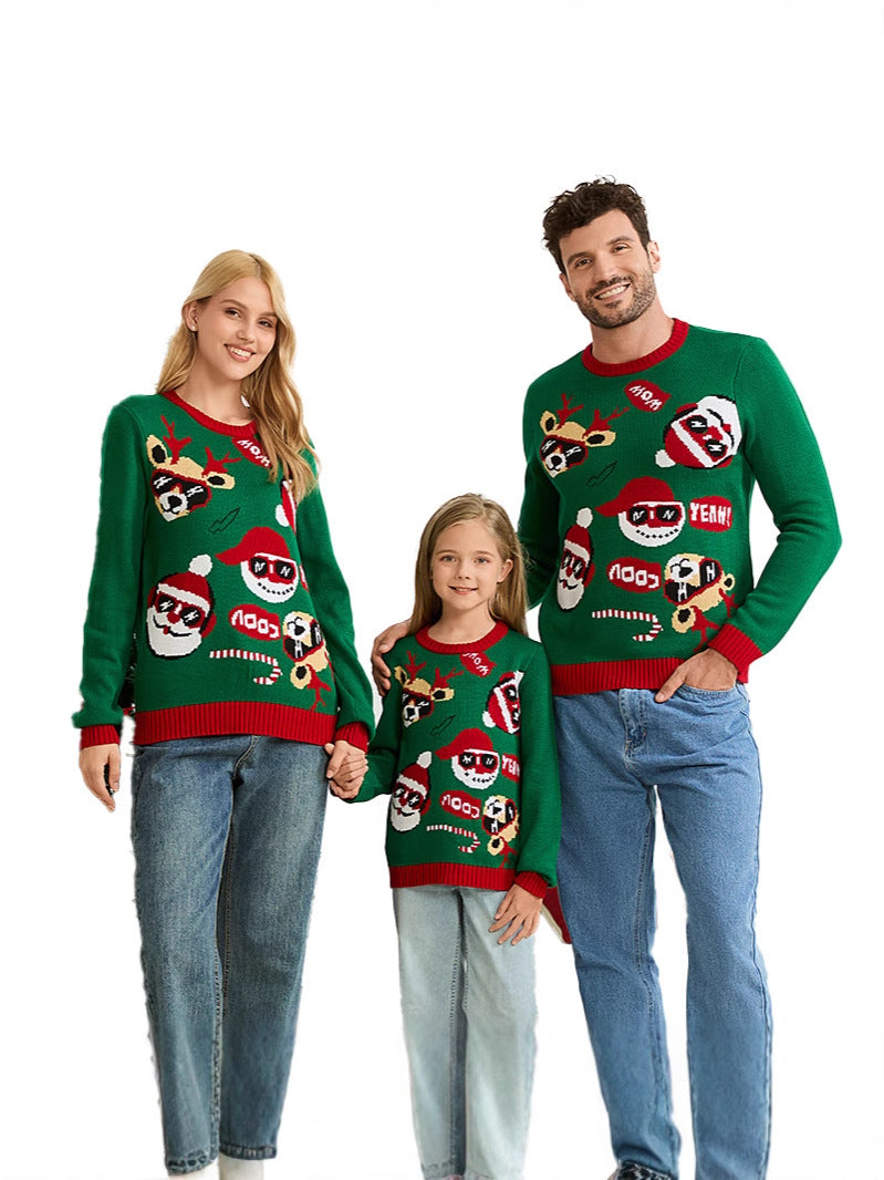 Christmas Family Matching Sweater Set — Parent & Child