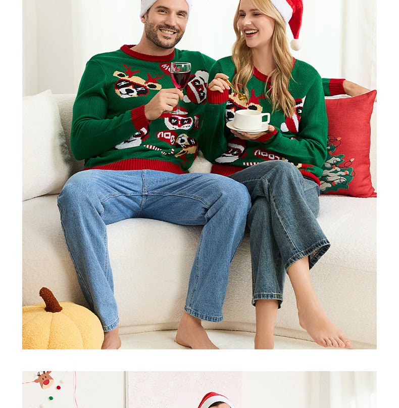 Christmas Family Matching Sweater Set — Parent & Child