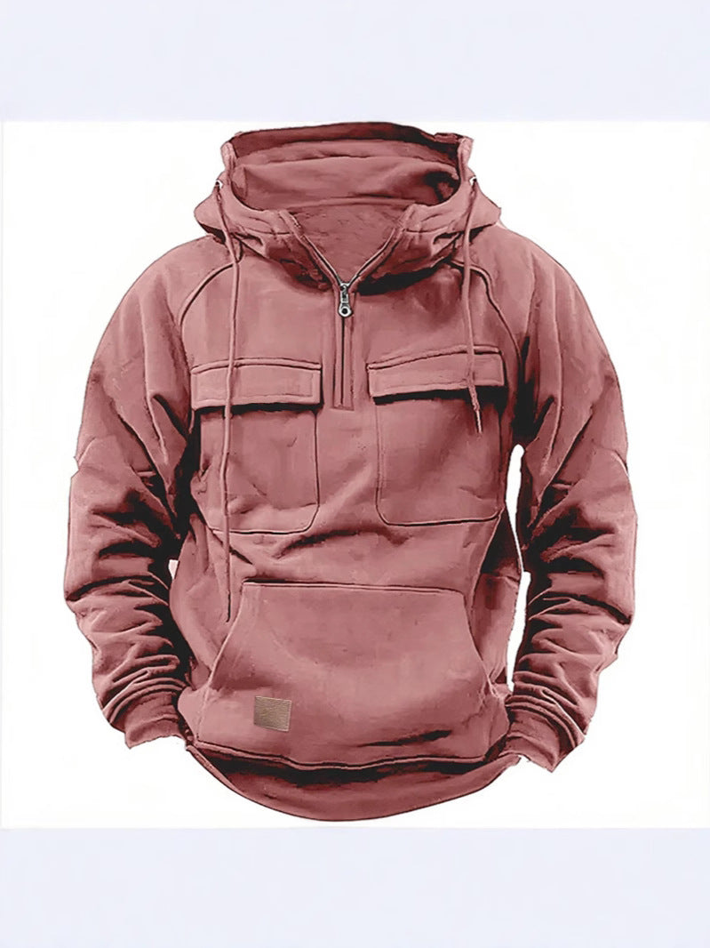 MM21 Retro Zip-Up Hoodie — Men's Relaxed Fit
