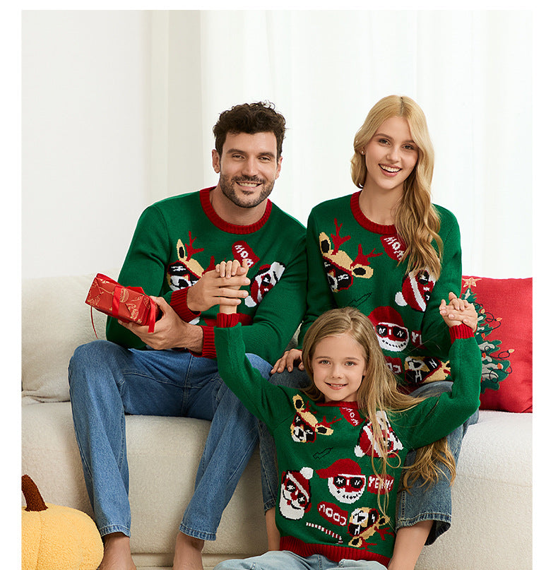 Christmas Family Matching Sweater Set — Parent & Child