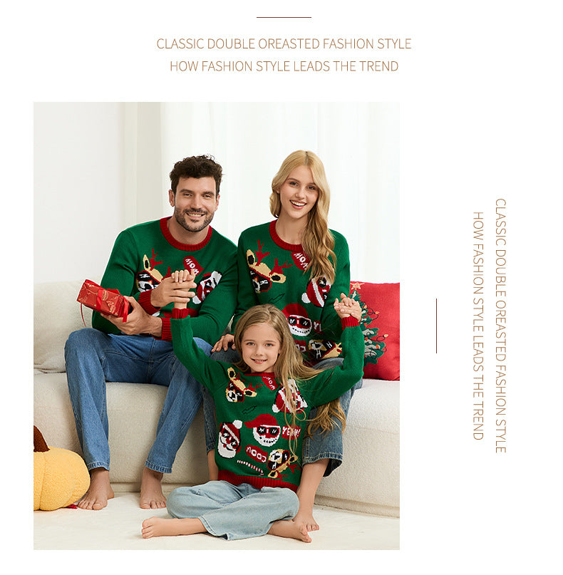 Christmas Family Matching Sweater Set — Parent & Child